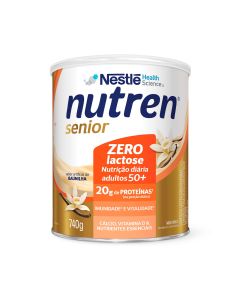 Nutren Senior Zero Lactose Baunilha 740g