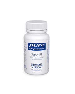 Pure Encapsulations Zinco 15mg 60 cápsulas